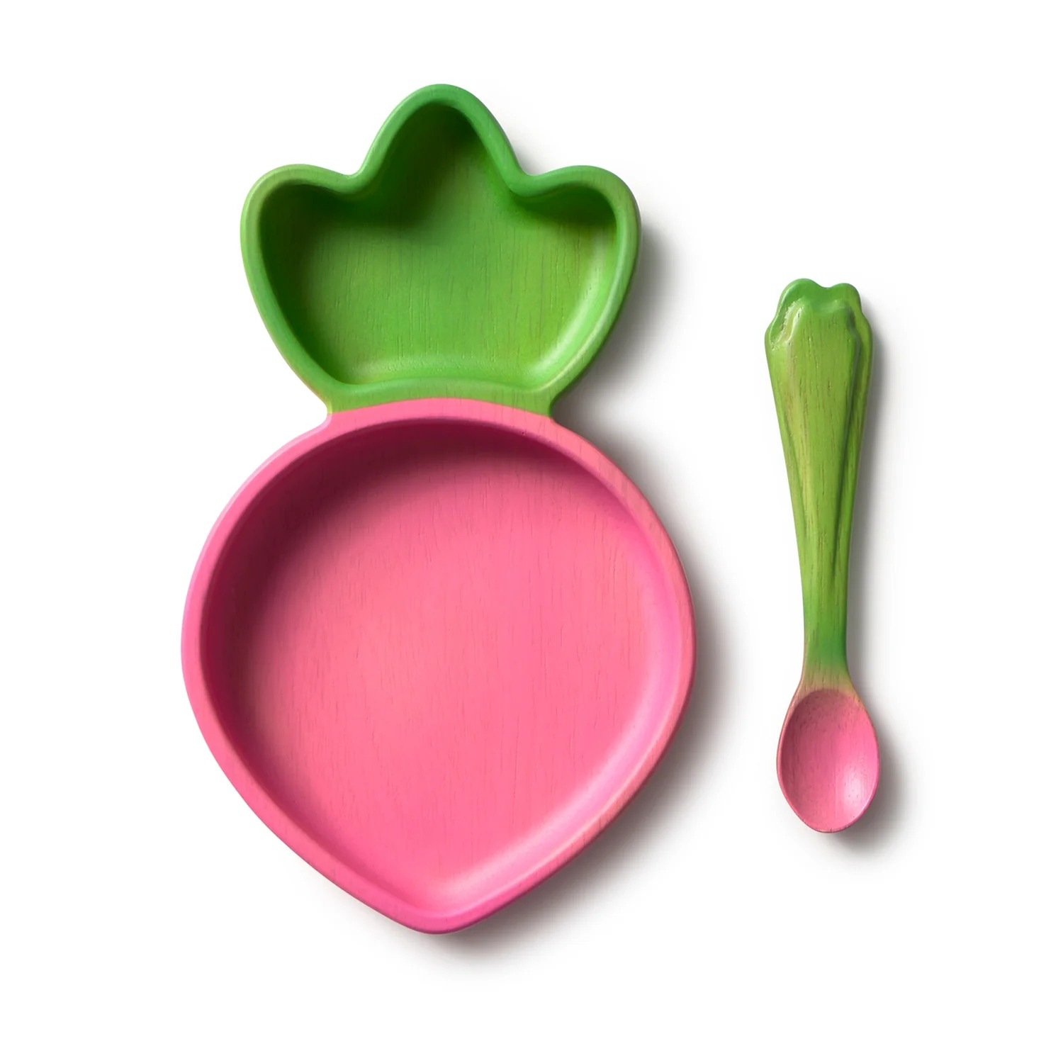 C---Oli () Carol---PLATERADISH.JPG Set piatto in legno con cucchiaio