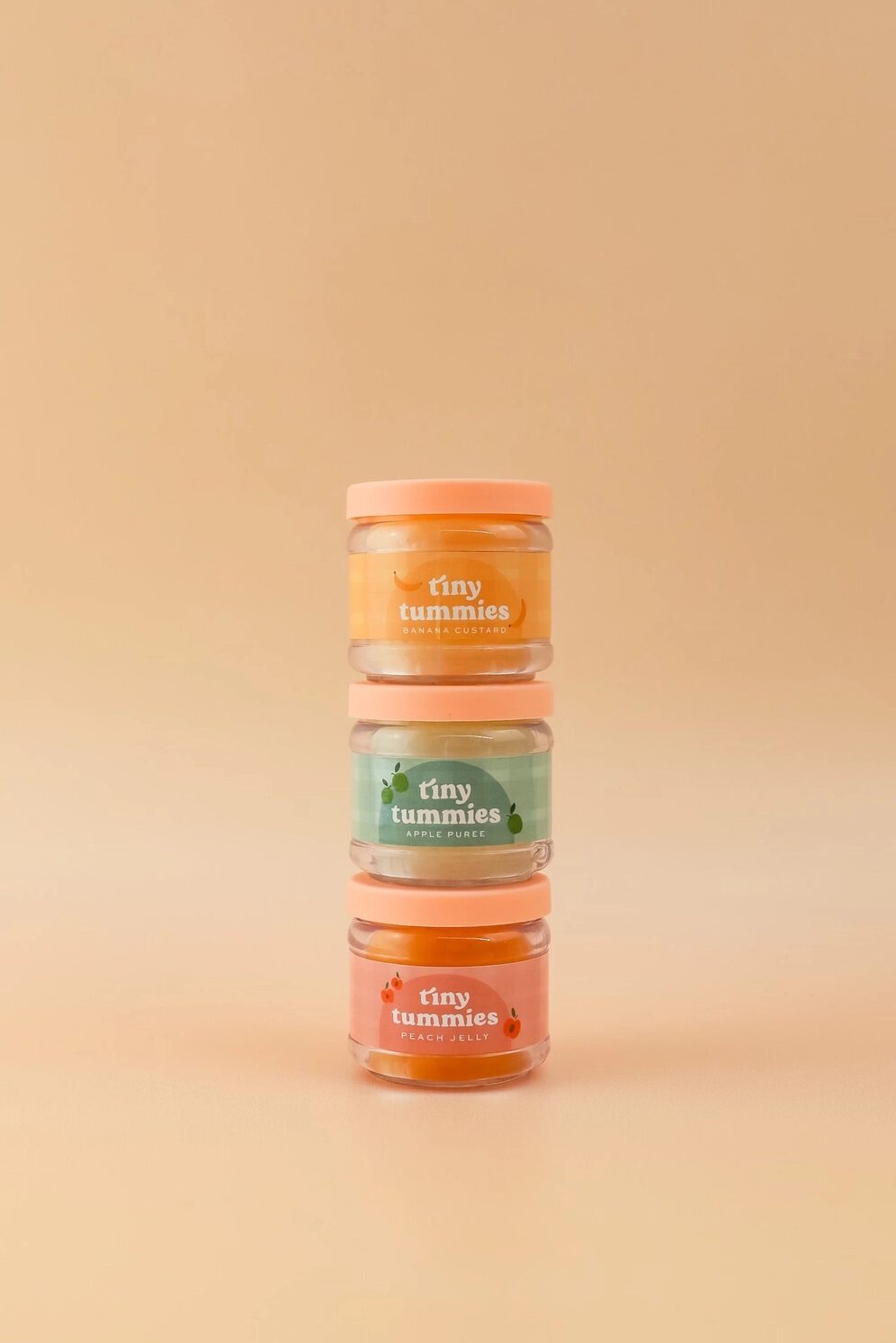 Barattolo Purea di frutta e cucchiaio