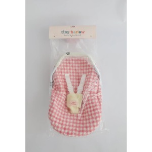 C Tiny Harlow SEGGIOLINO AUTOGINGHAM 3 P.JPG Seggiolino auto per bambole