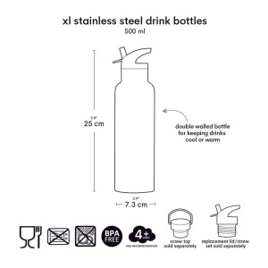 C---a little lovely company---LL-DBSXPI90_3_P.JPG Borraccia in acciaio inox – 500 ml