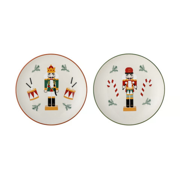 Set 2 Piattini Natalizi Jolly