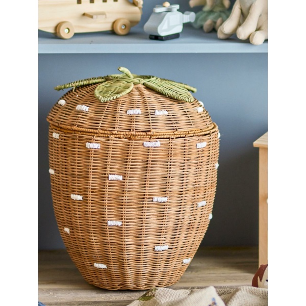 Cesto Pelino con coperchio Fragola