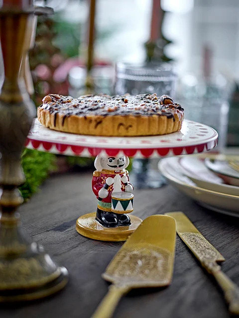 Alzata per Dolci Natalizia Jolly Schiaccianoci