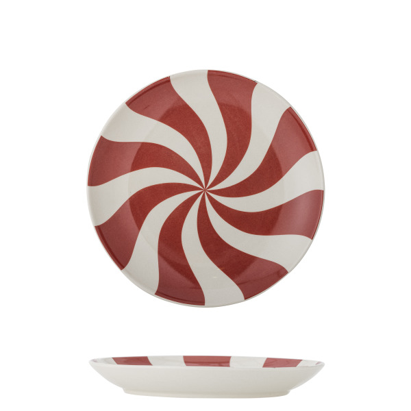 Piatto Natalizio Yule a Spirale