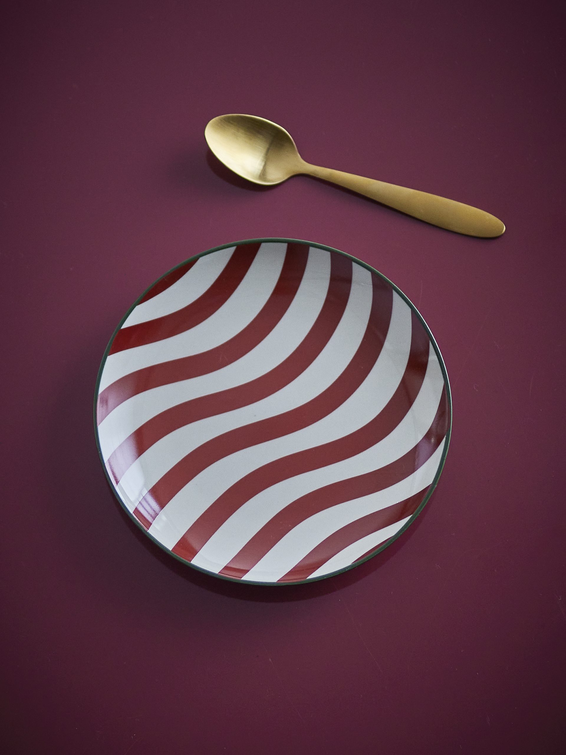 Piatto da Dessert Jolly a Righe