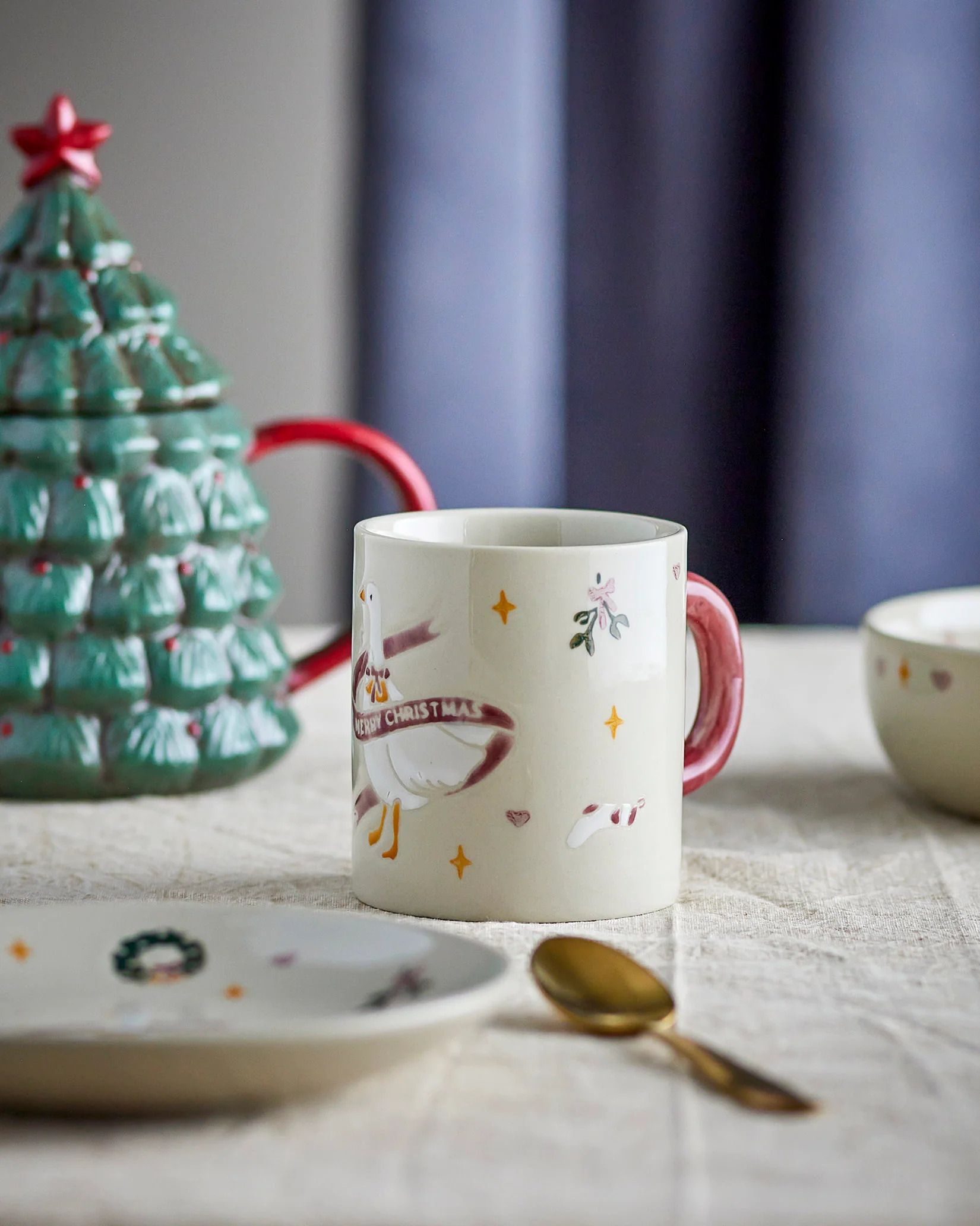 Tazza Natalizia Mary con Oca