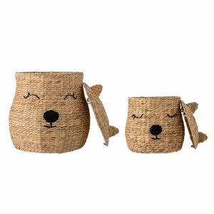 C Bloomingville 82064737BERNY 1 P.JPG Berny Cesti con Coperchio – Set da 2