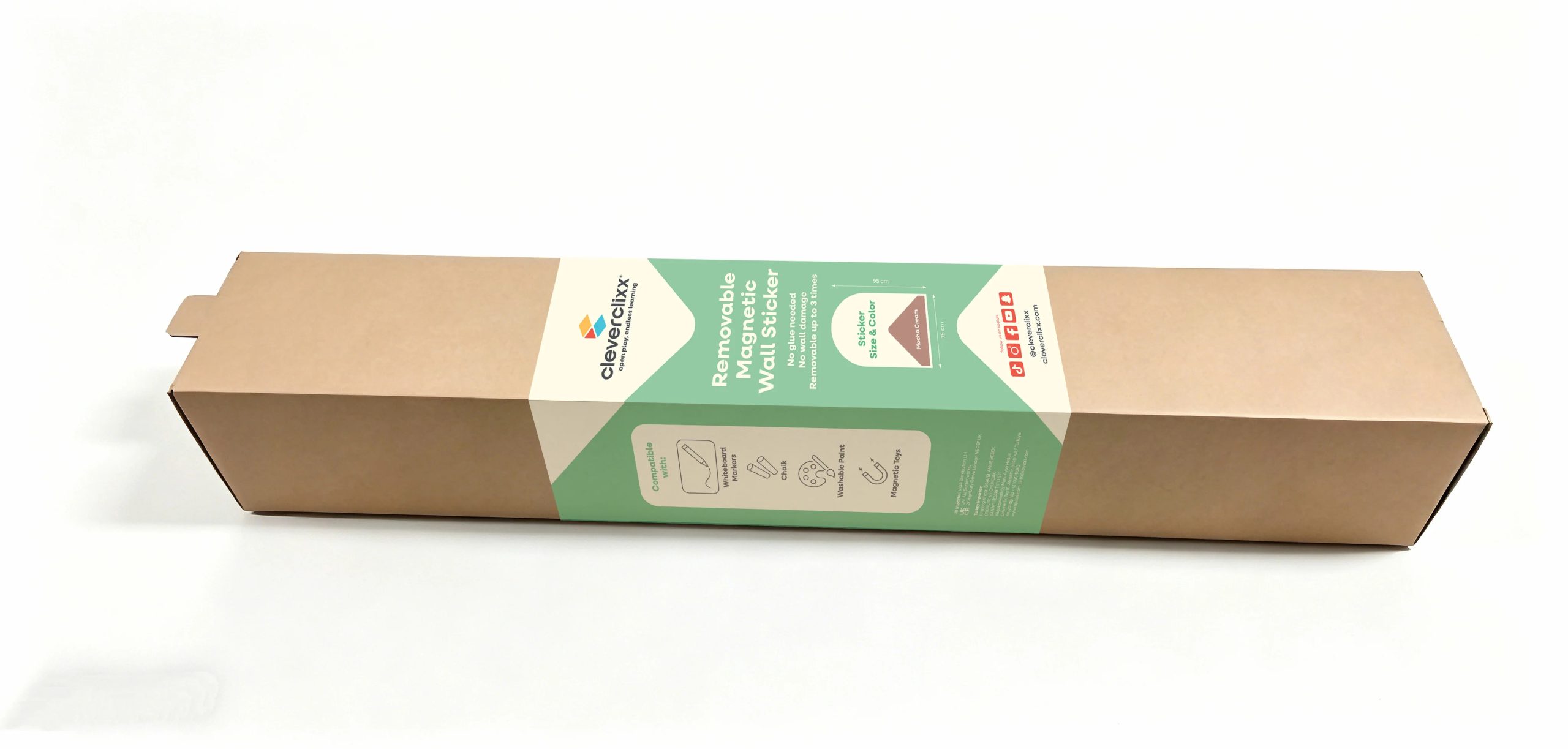 Adesivo Magnetico da Parete Cleverclixx 95 x 75 cm