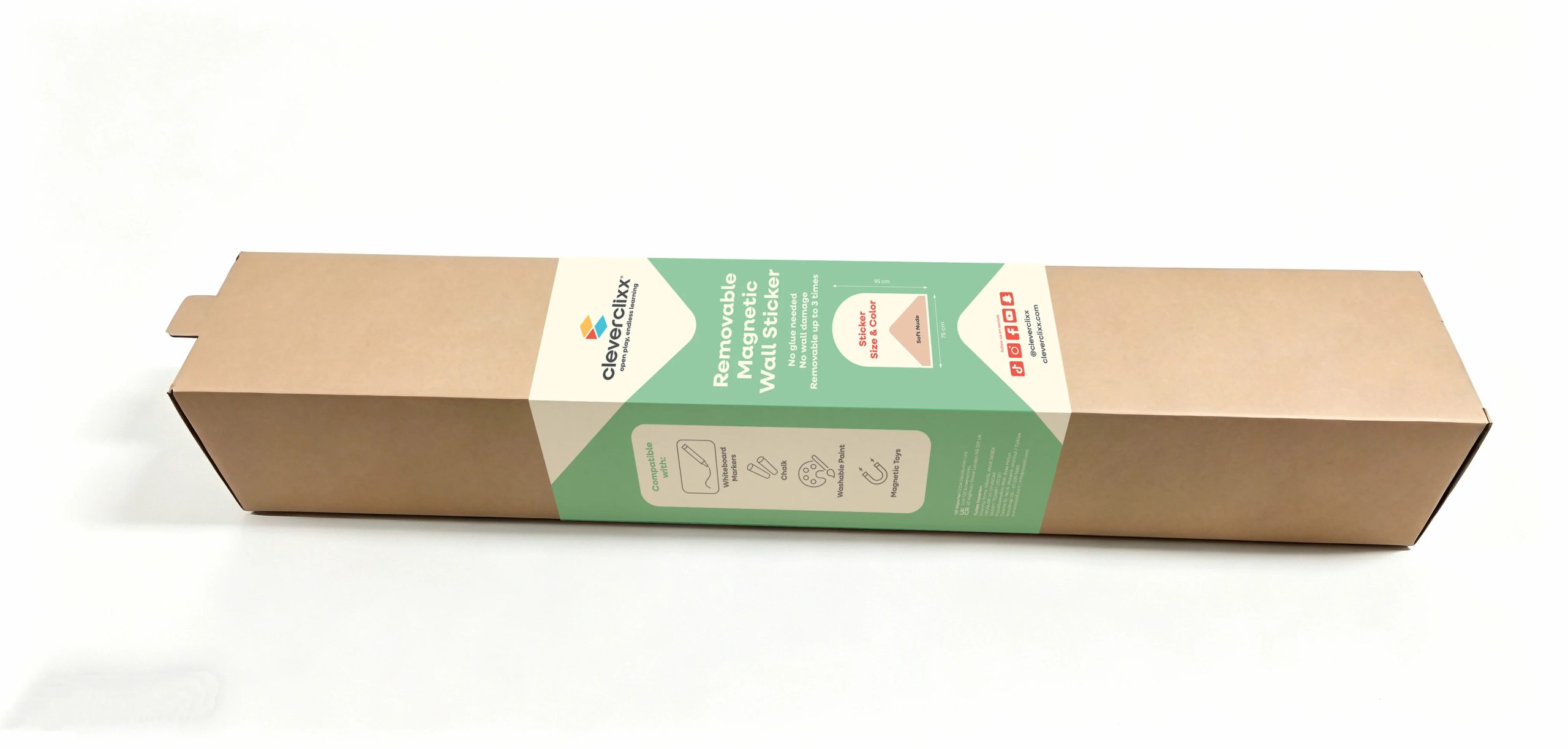 Adesivo Magnetico da Parete Cleverclixx 95 x 75 cm