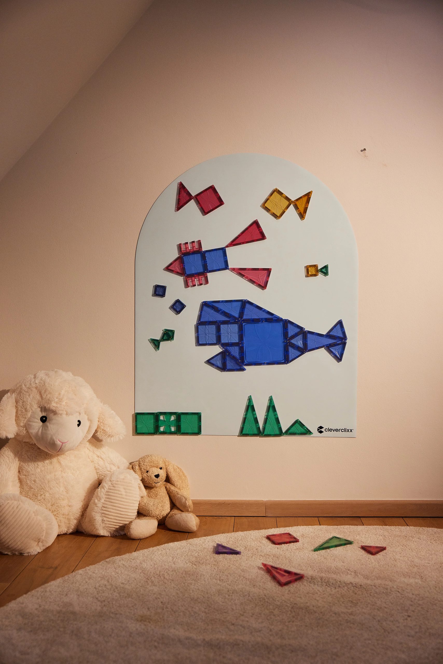 Adesivo Magnetico da Parete Cleverclixx 95 x 75 cm
