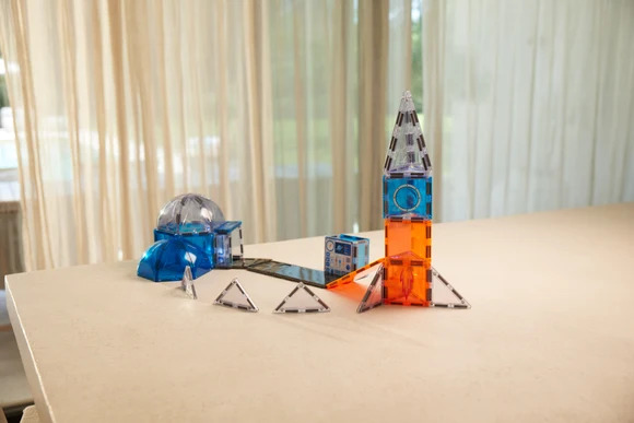 Space Mission Pack – Set 47 Tessere Magnetiche Luminose