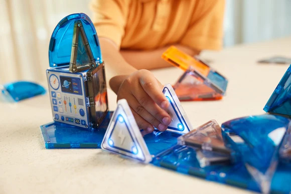 Space Mission Pack – Set 47 Tessere Magnetiche Luminose