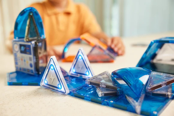 Space Mission Pack – Set 47 Tessere Magnetiche Luminose