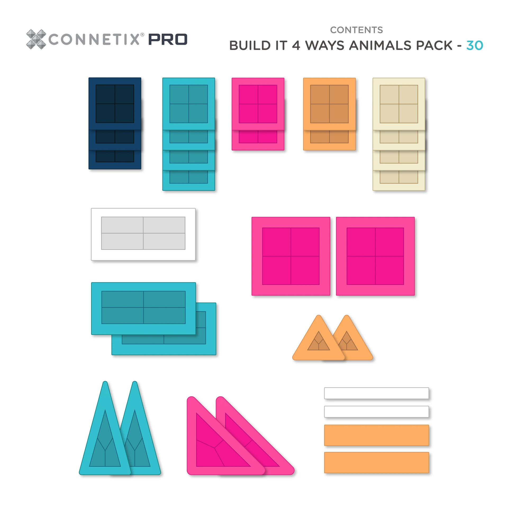 PRO Build It 4 Ways Pack 30 pezzi