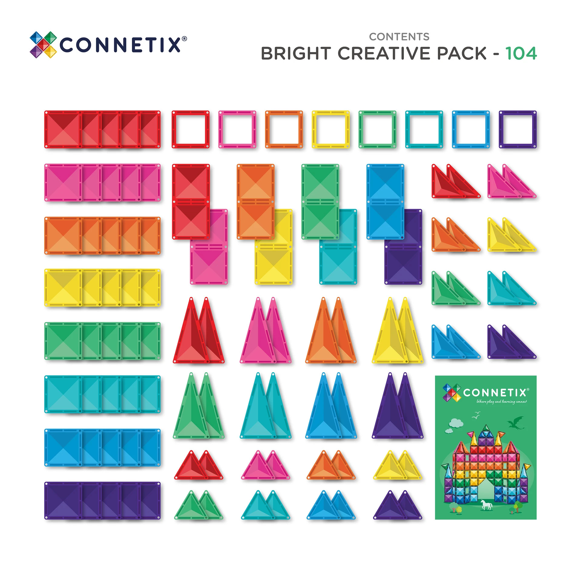 Bright Creative Pack 104 pezzi