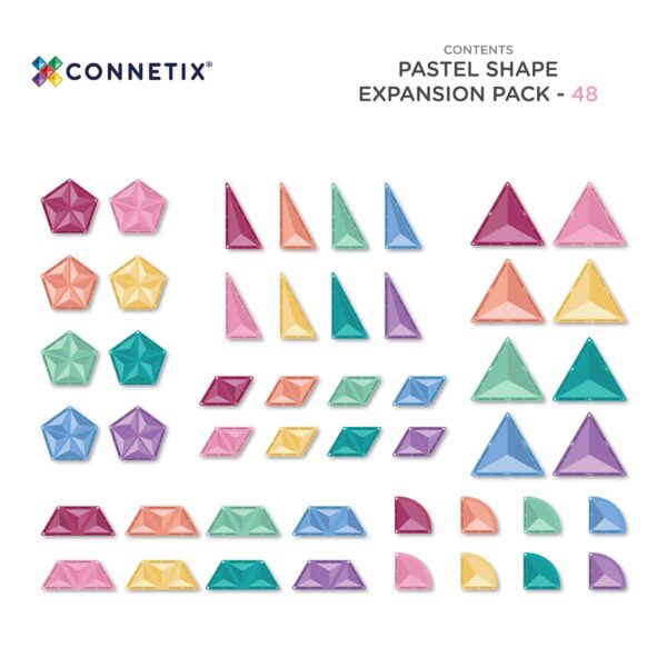 Pacchetto di Espansione Forma Pastello 48 pz