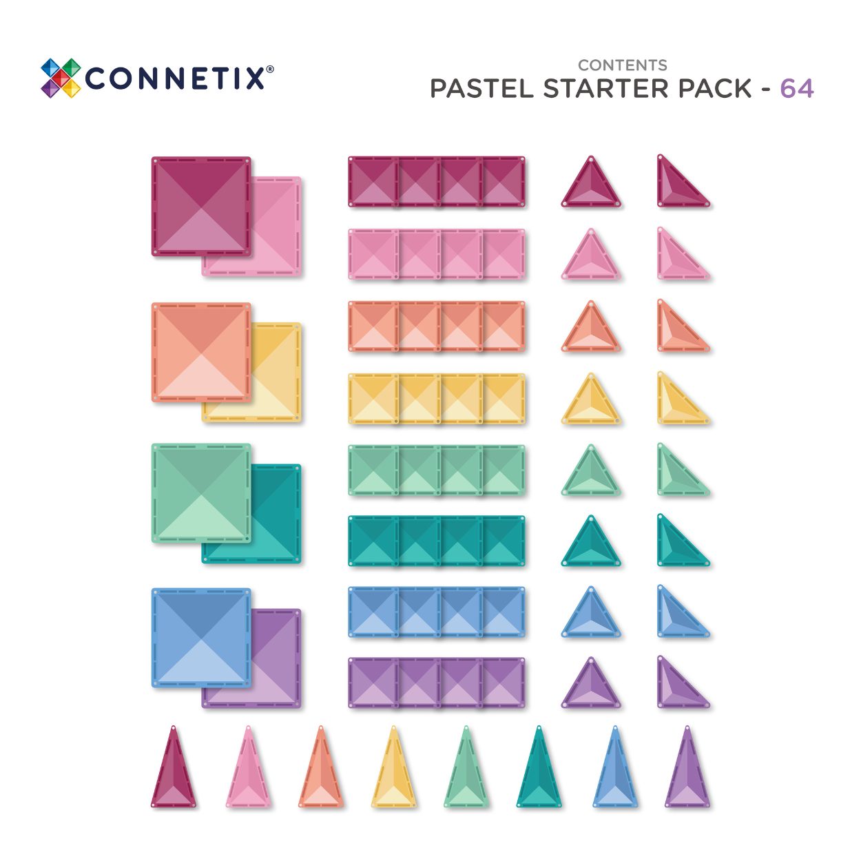 Pastel Starter Pack 64 pezzi
