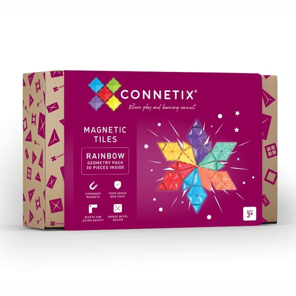Rainbow Geometry Pack 30 pc