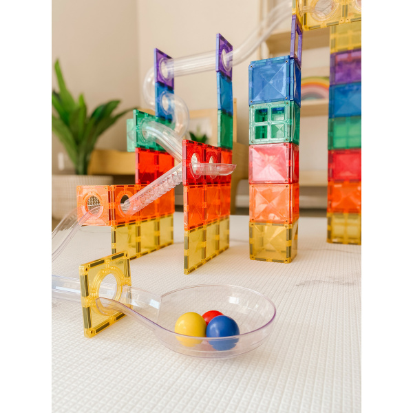92 Pezzi – Pacco Pista Palline – Arcobaleno