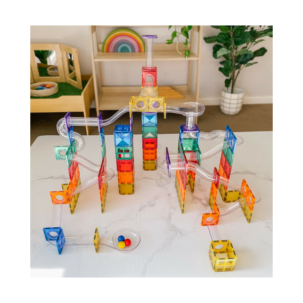 92 Pezzi – Pacco Pista Palline – Arcobaleno