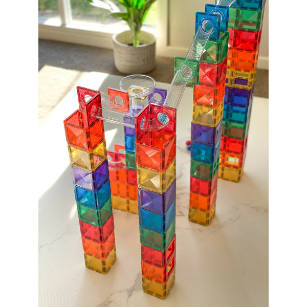 92 Pezzi – Pacco Pista Palline – Arcobaleno