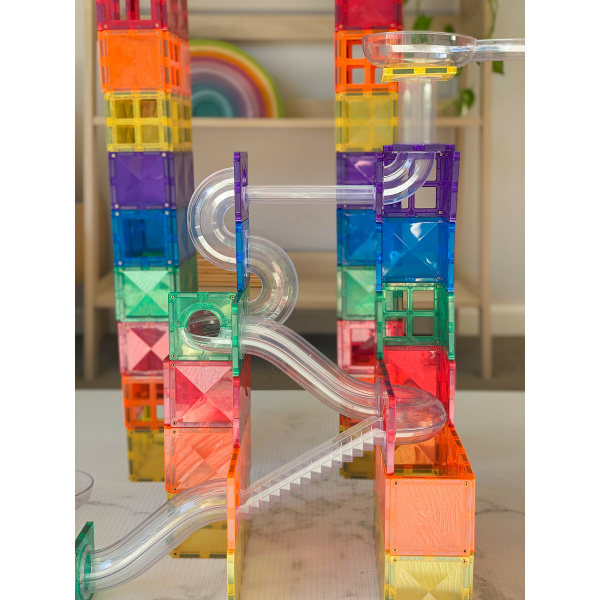 92 Pezzi – Pacco Pista Palline – Arcobaleno