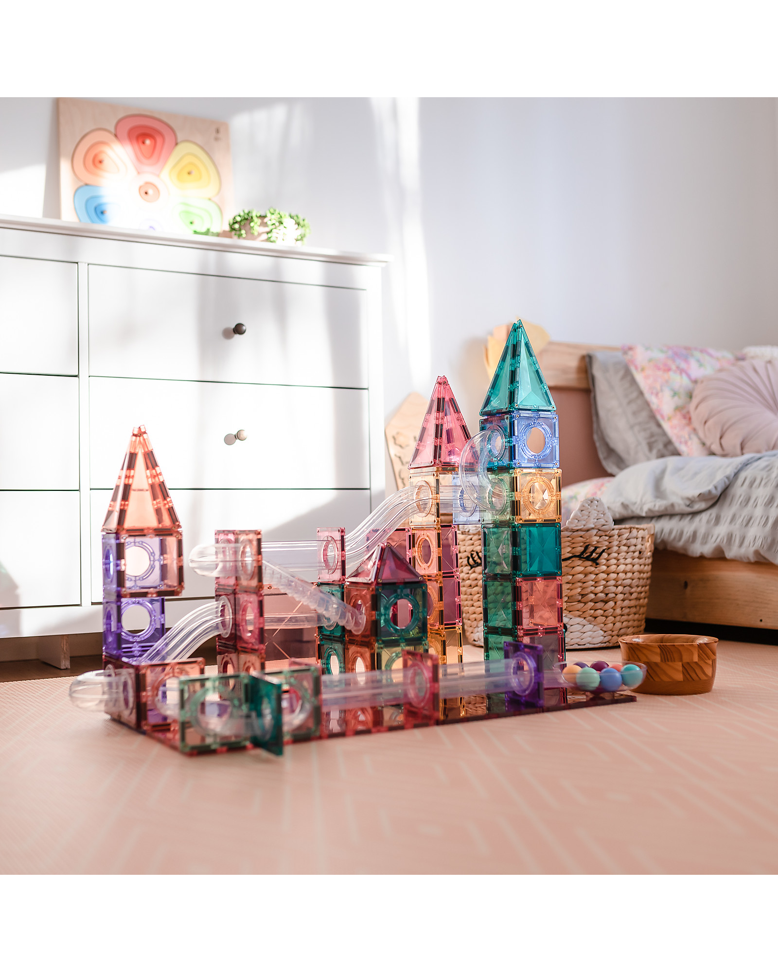 106 Pezzi – Pacco Pista Palline – Pastello