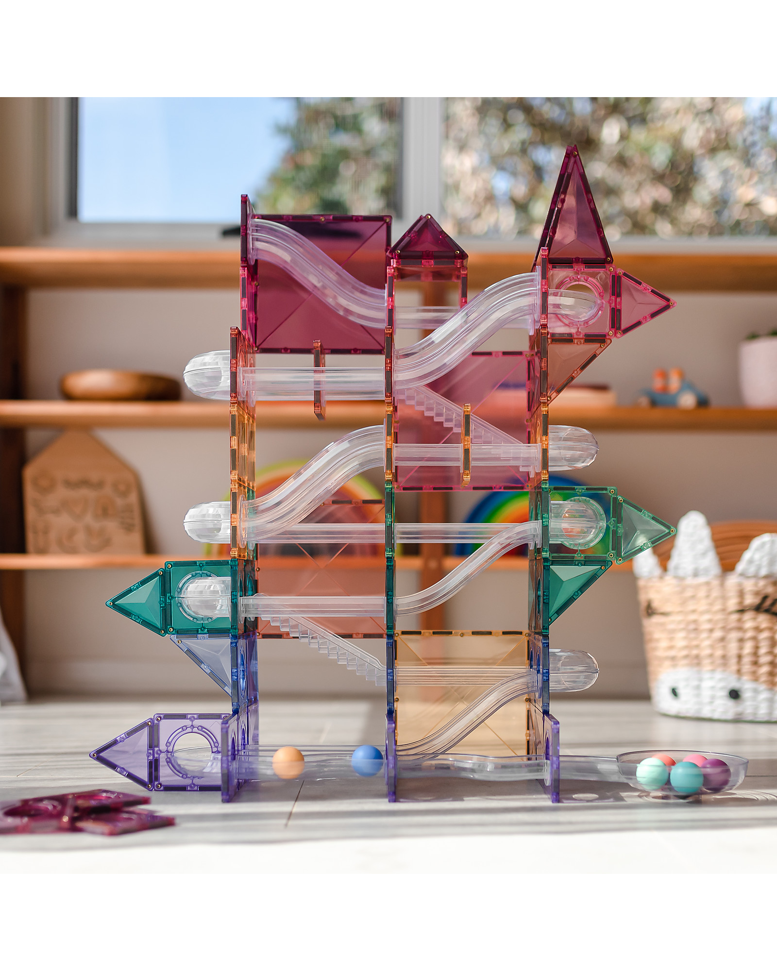 106 Pezzi – Pacco Pista Palline – Pastello