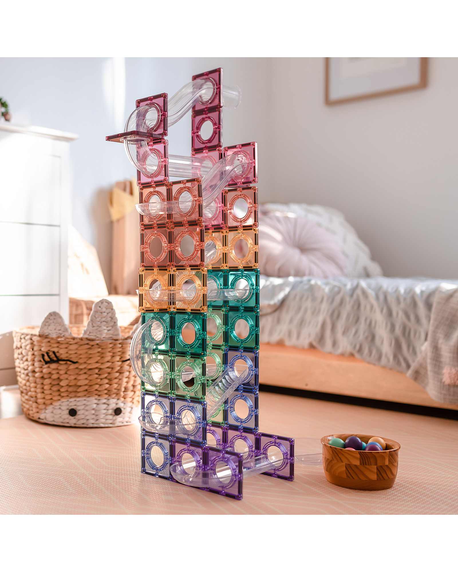 106 Pezzi – Pacco Pista Palline – Pastello