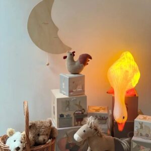 Lampada anatra che guarda in basso