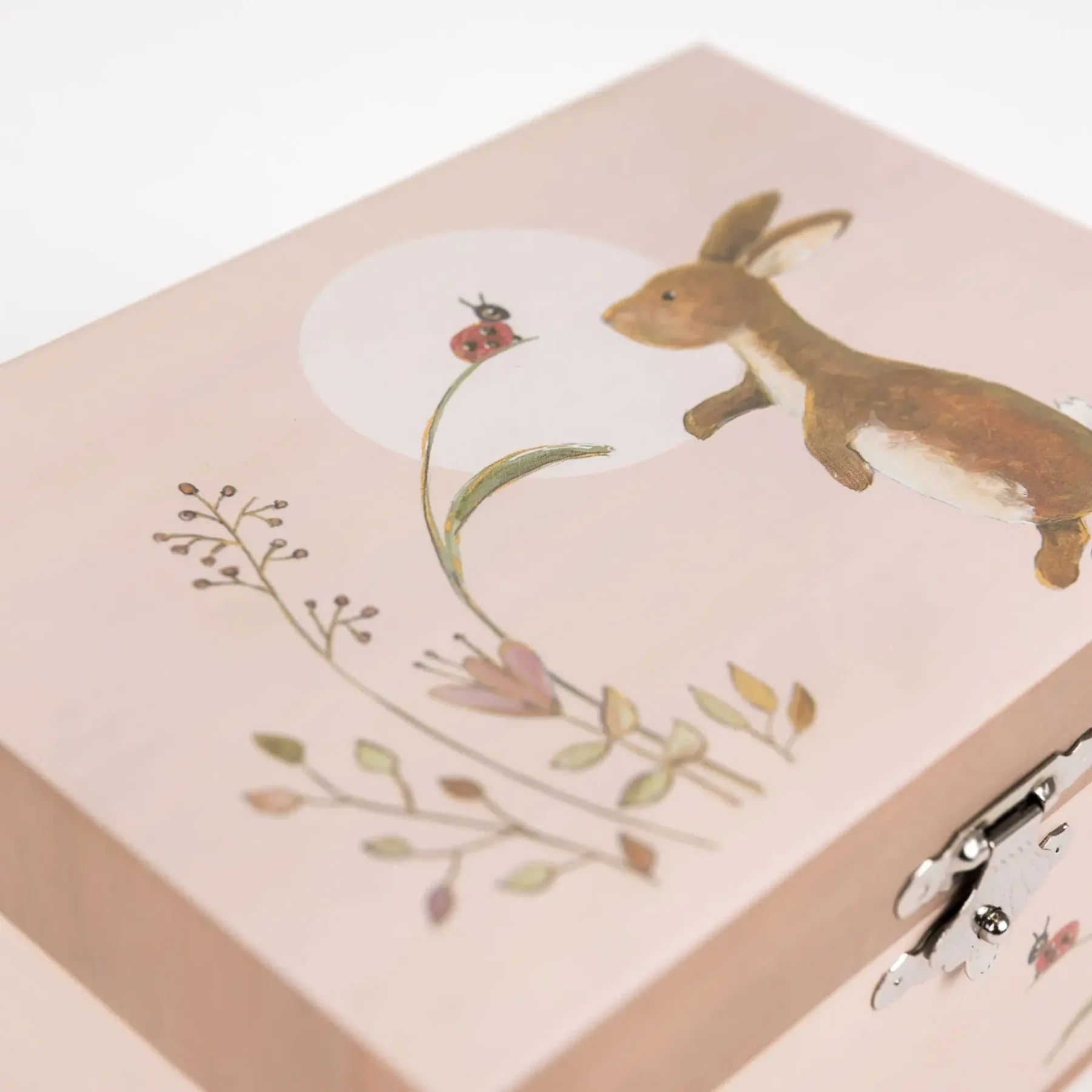 Carillon portagioie Rabbit and Ladybug