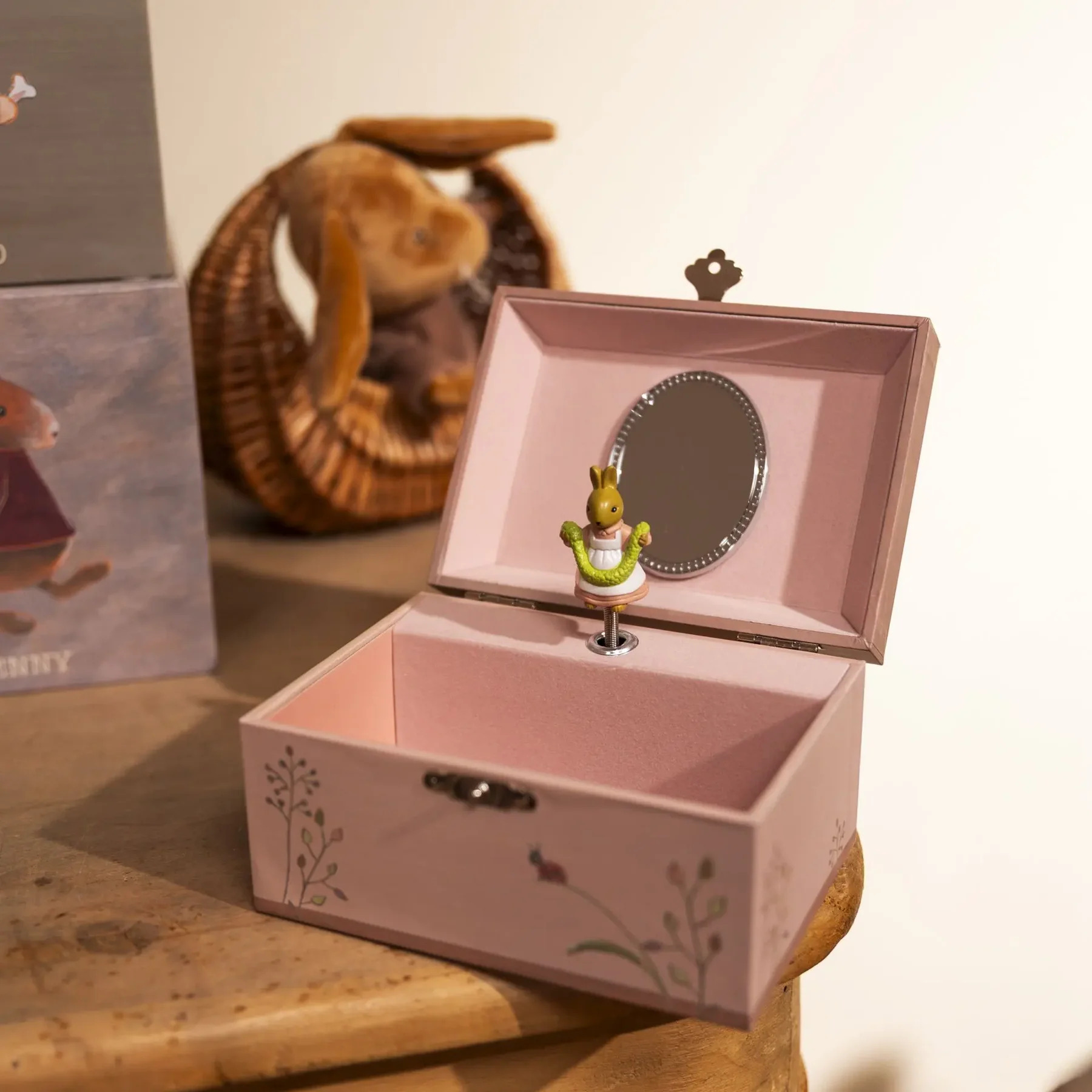 Carillon portagioie Rabbit and Ladybug