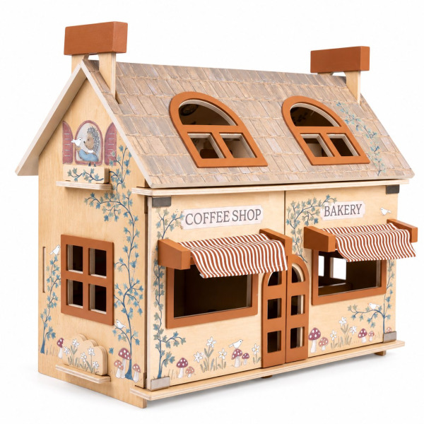 Caffetteria e Panetteria con Personaggi in Miniatura