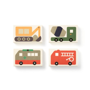 C Goober P00000BECAR.JPG Crayon Block Vehicles – Set di pastelli a mattoncino Veicoli