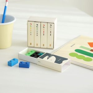 Crayon Block Seasons – Set di Pastelli a Mattoncino 4 Stagioni