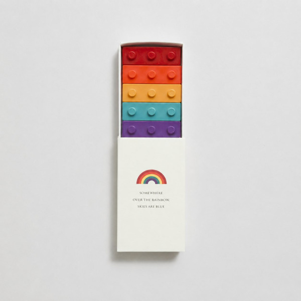 Crayon Block Rainbow – Set di Pastelli a Mattoncino