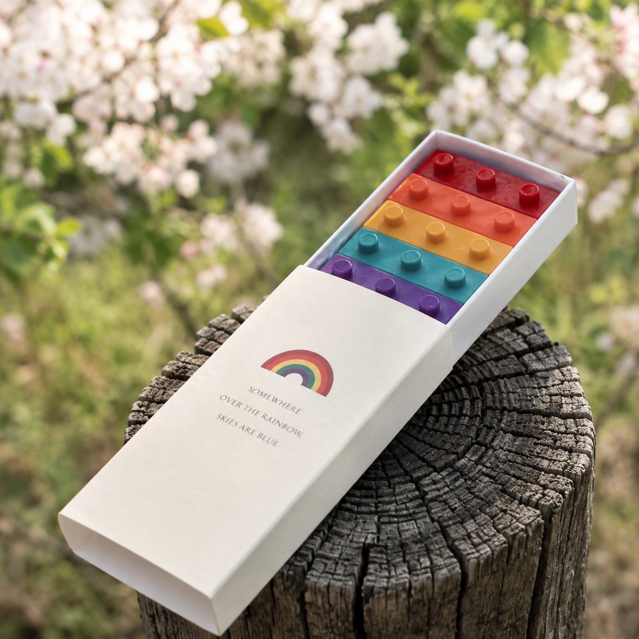 C---goober---P00000BTRAINBOW_2_P.JPG Crayon Block Rainbow – Set di Pastelli a Mattoncino