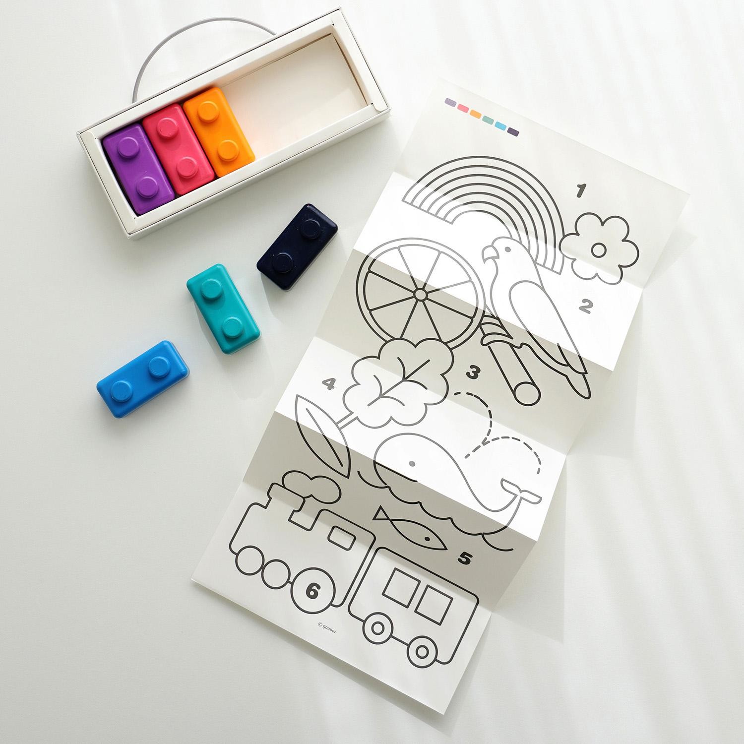 C Goober P00000FEJUMBO 5 P.JPG Crayon Jumbo Block – Pastelli a Mattoncino Maxi