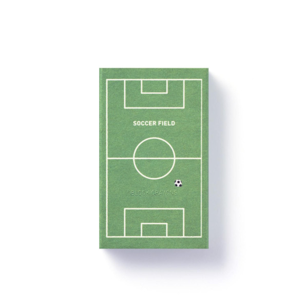 Crayon Block Soccer – Set di Pastelli a Mattoncino