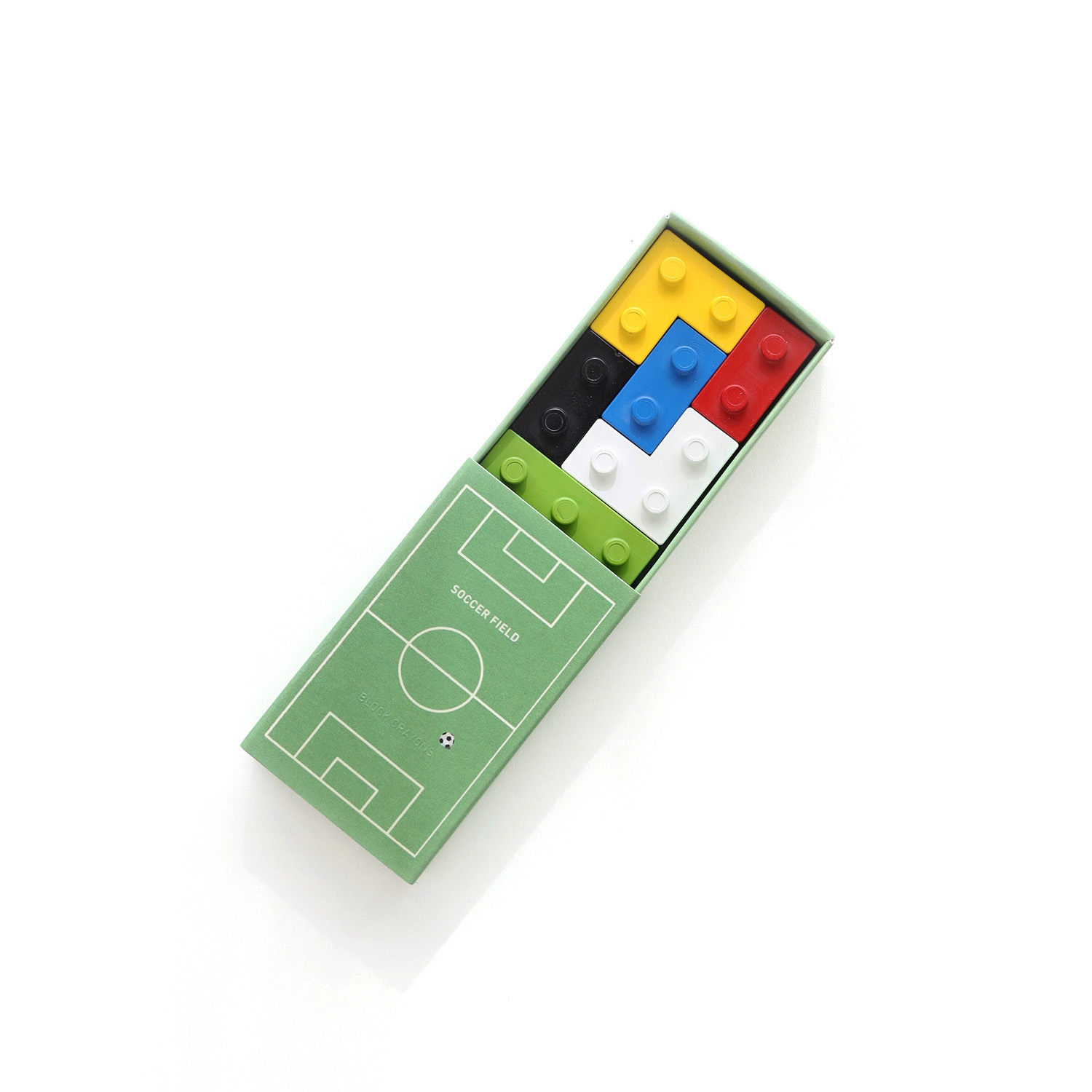 Crayon Block Soccer – Set di Pastelli a Mattoncino