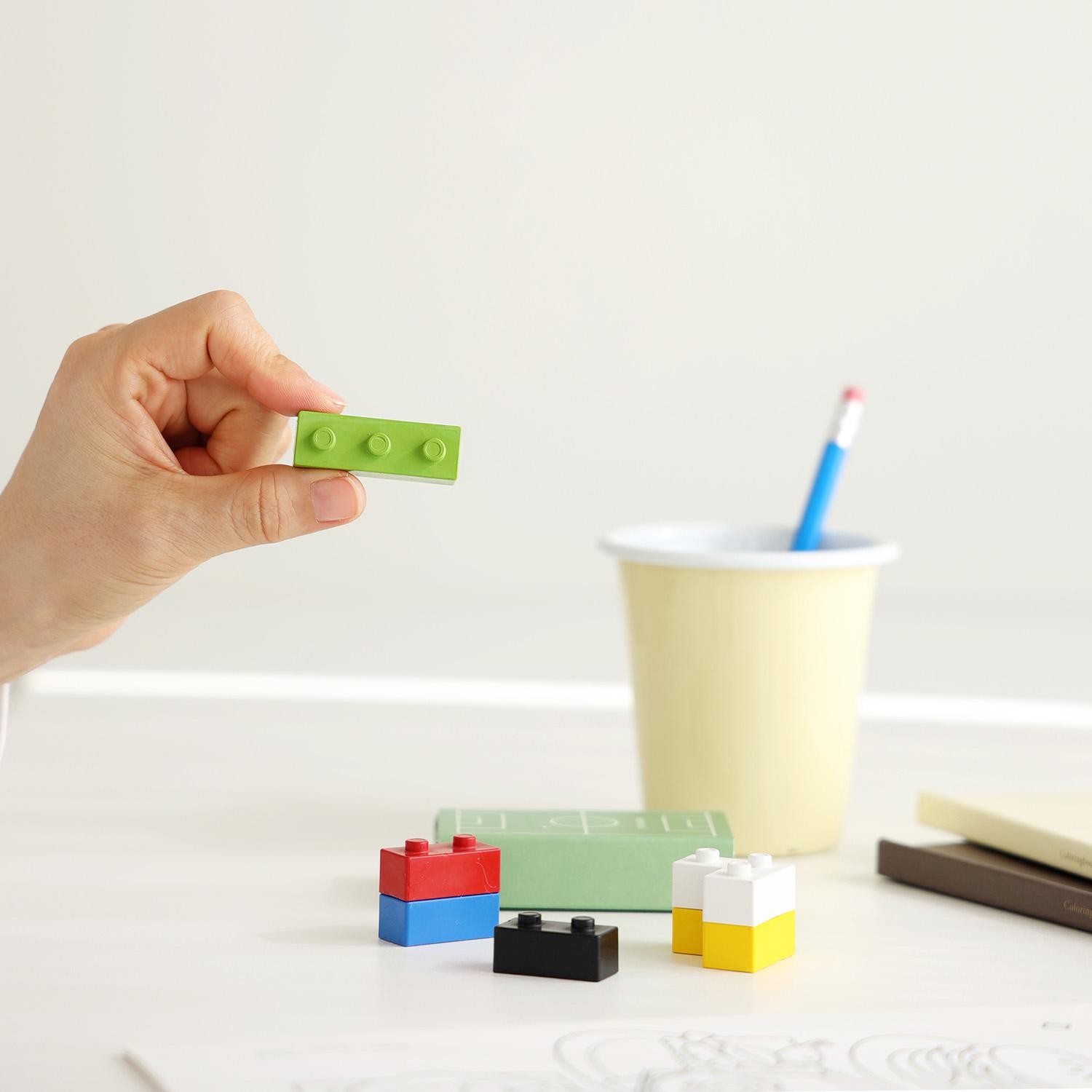 Crayon Block Soccer – Set di Pastelli a Mattoncino