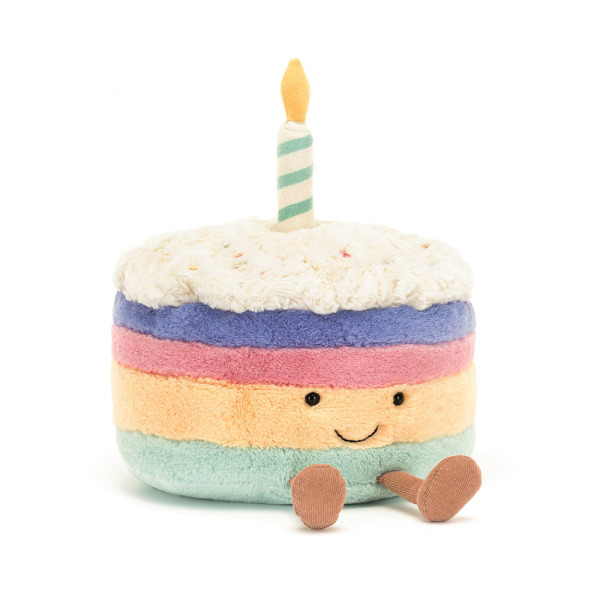 Amuseables Torta di compleanno arcobaleno