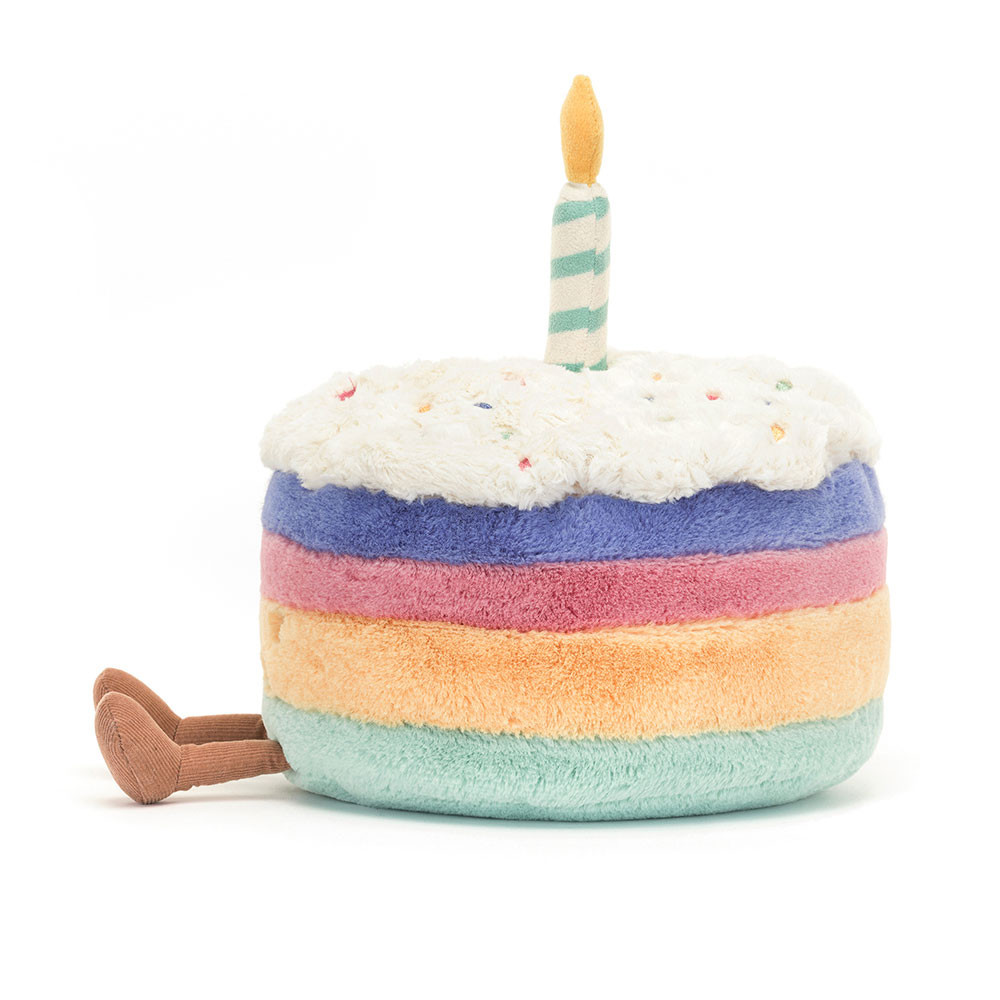Amuseables Torta di compleanno arcobaleno