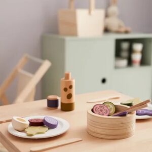 Set insalatiera in legno