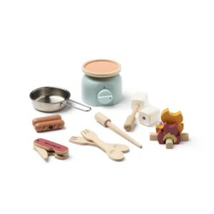 Set Fornello da campeggio in legno