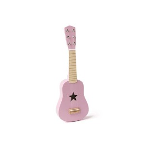 Chitarra giocattolo rosa scuro