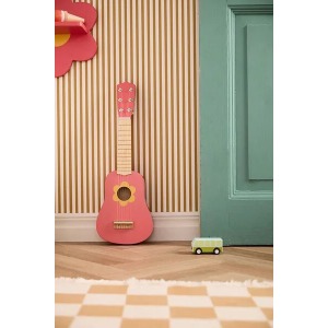 Chitarra giocattolo rosa