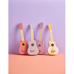 Chitarra giocattolo rosa