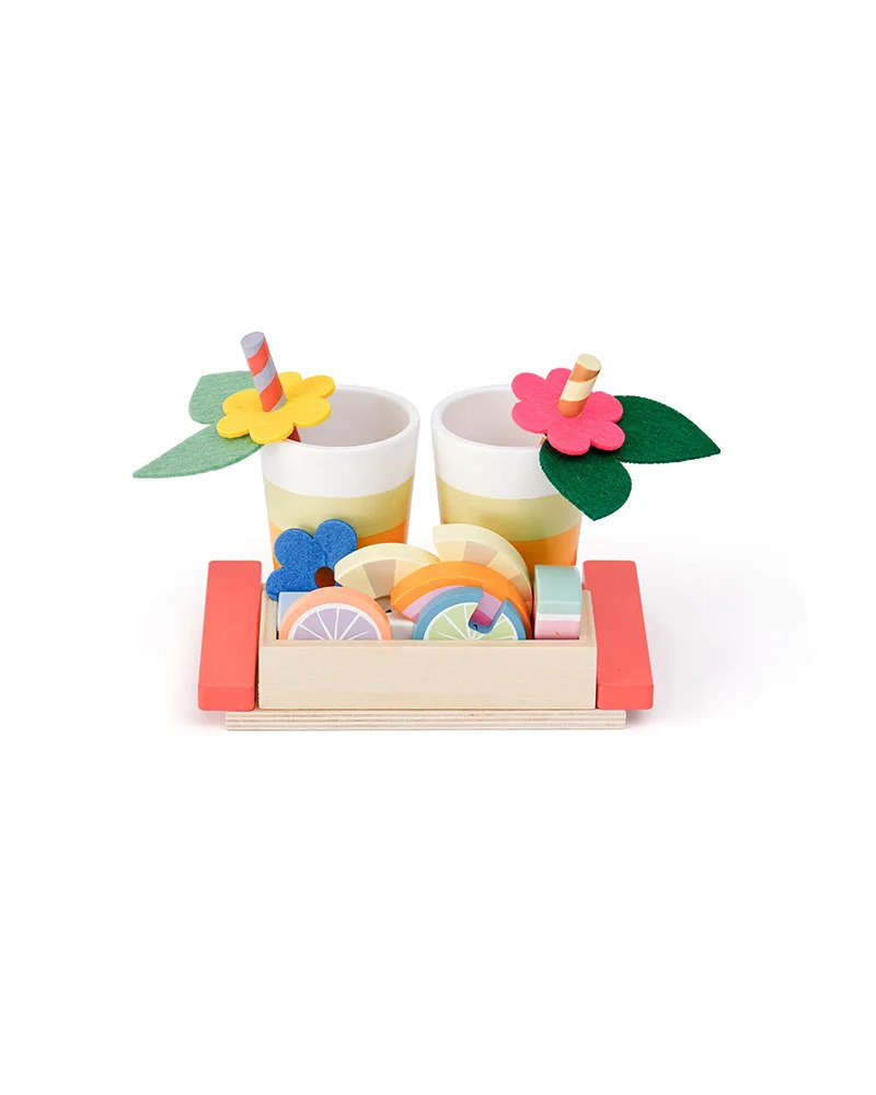 Set Bevande alla Frutta in Legno