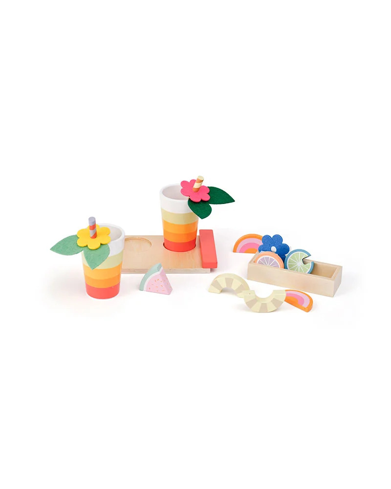 Set Bevande alla Frutta in Legno